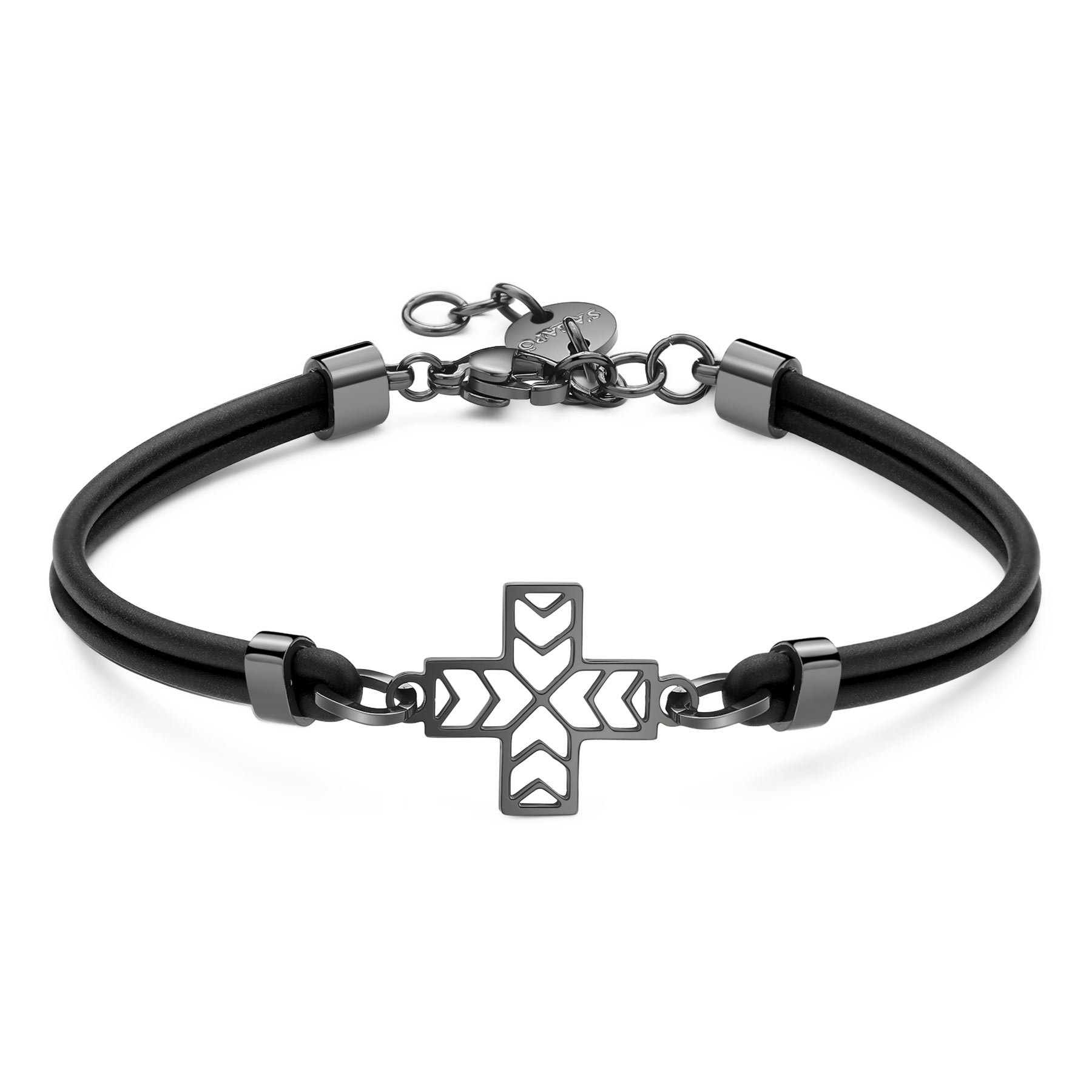 YouU Set Da 10 Bracciali In Macramé Con Croce - Pulseras Decenarios, Regolabili Da 15 A 20 Cm, Fatti A Mano, Multicolore, Regalo Religioso Per Donna E Uomo - 4