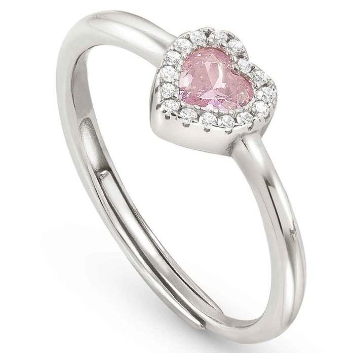 Anello Con Cuore Rosa: Anello Con Promessa In Argento Sterling E - Foto 7