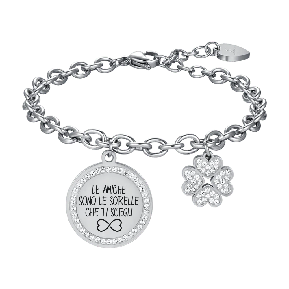 Bracciale donna gioielli Luca Barra amicizia bk2030