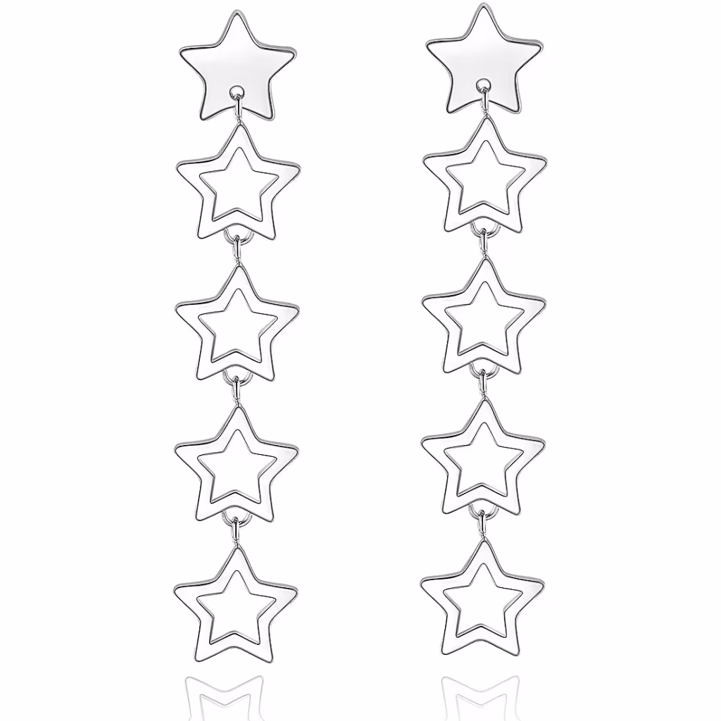 Orecchini Lunghi Stelle S’Agapõ Starlove SRL21