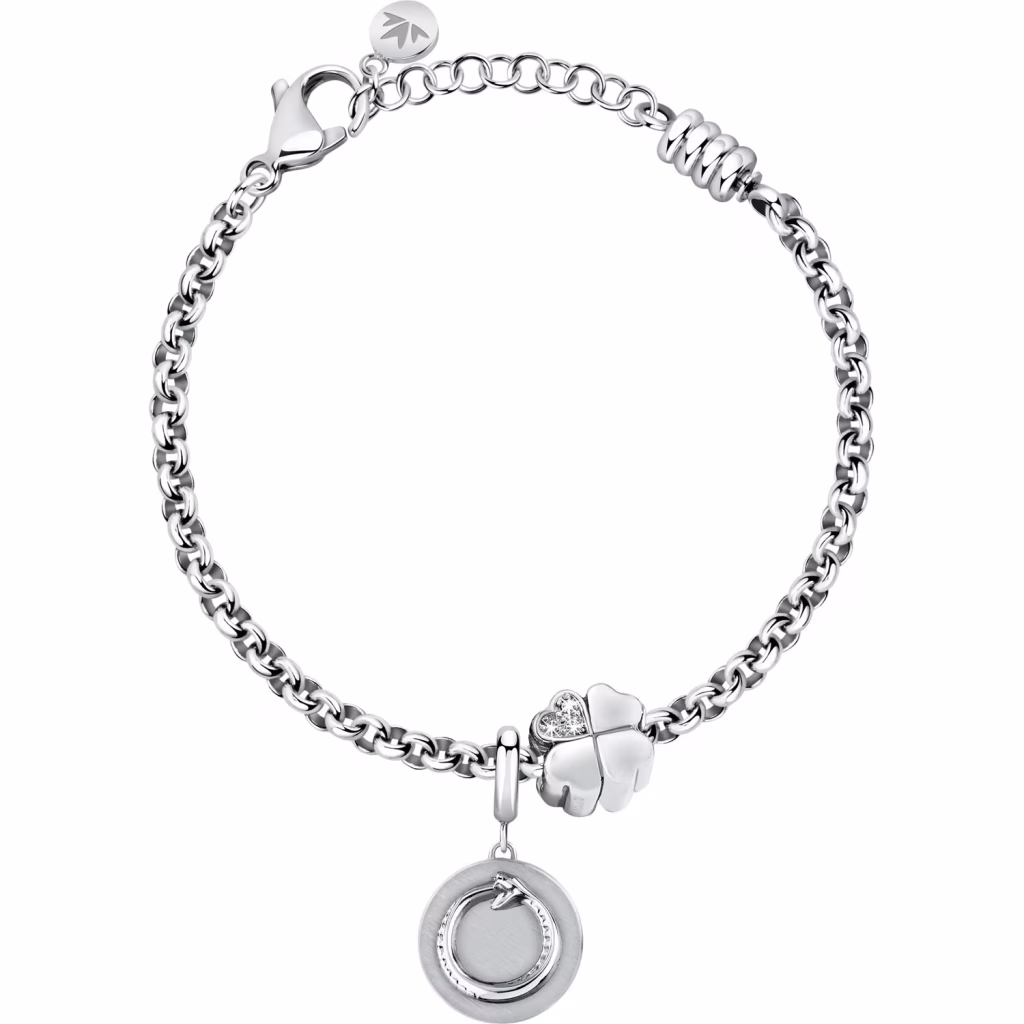 Bracciale Serpente Quadrifoglio Morellato Drops SCZ1443