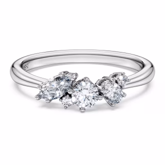 Anello Trilogy Diamanti Swarovski 5742865