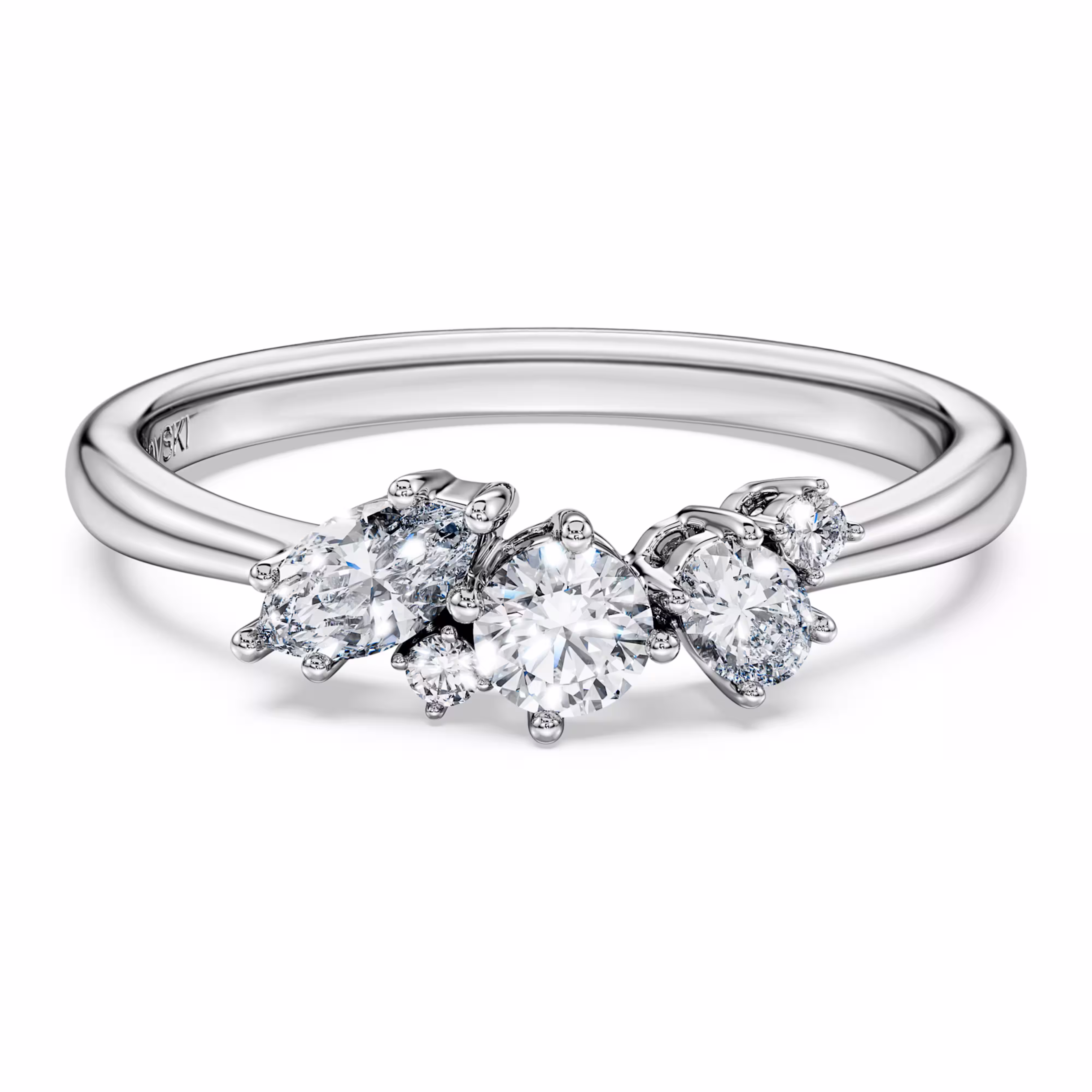 Anello Trilogy Diamanti Swarovski 5742865